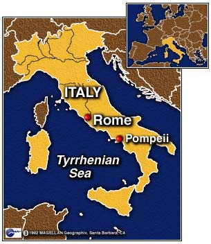 World Map Rome